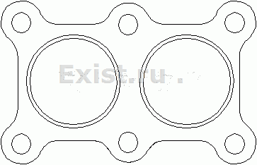 прокладка приемной трубы! Audi A3, VW BoraGolf 1.6 96>