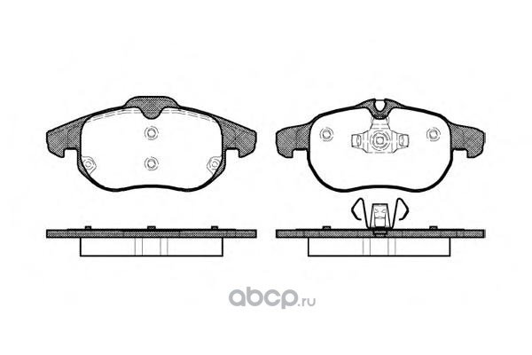 Колодки тормозные OPEL VECTRA C 02- перед.
